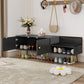 TREXM Modern Shoe Storage Bench with Cushion (Gray)