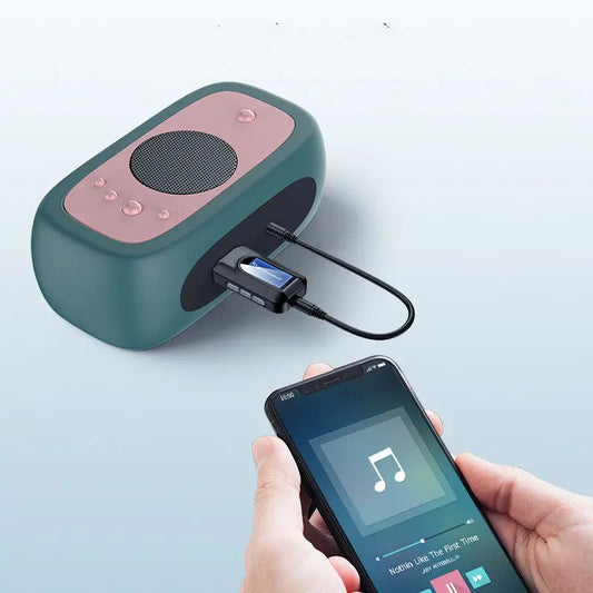New Bluetooth Receiver LCD Display Bluetooth 5.0 Adapter Prime Mart