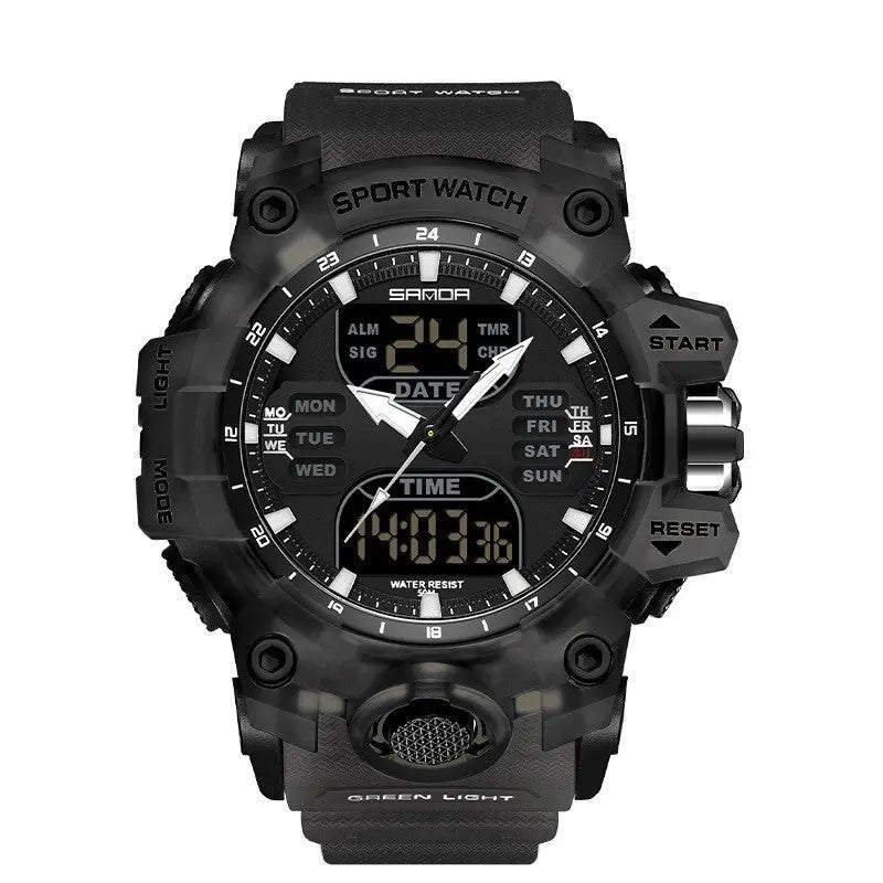 Sanda Green Light Alarm Clock – Waterproof & Shockproof Prime Mart