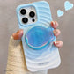 Personalized Gradient Ripple Circle For 15 Phone Cases Prime Mart