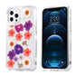 Simulation Painted Flower Epoxy Phone Case Prime Mart