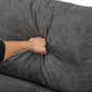 L-Shaped Corner Sofa Bed – Extendable with Bed Box & Integrated Shelf
