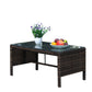 Outdoor Coffee Table – Tempered Glass Patio Table Prime Mart