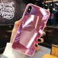 Compatible With Apple, Glitter Diamond Texture  Case For  X XS Max XR 7 Plus Mirror Acrylic Back Cover Cases For  6 S 7 8 Plus Prime Mart
