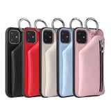 PU Leather Strap Cord Coin Purse Phone Cases Crossbody Neck Lanyard Wallet Cover Prime Mart