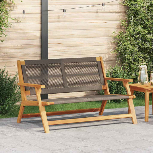 Grey Acacia Wood Garden Furniture – 78 x 122 x 73 cm Prime Mart