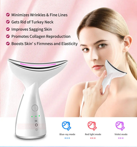 Face & Neck Lifting Device with LED Therapy – Prime Mart Prime Mart