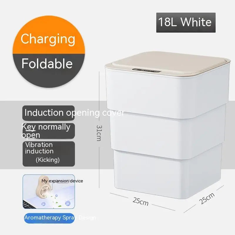 Smart Trash Can – Automatic Sensor Dustbin with Lid Prime Mart