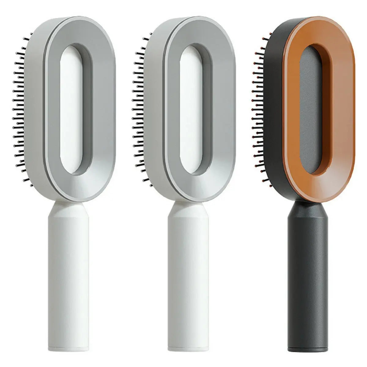 Self-Cleaning Hair Brush & Scalp Comb – Prime Mart Prime Mart