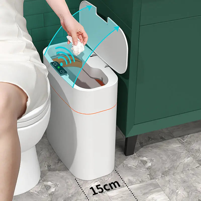 Smart Trash Can – Automatic Sensor Dustbin with Lid Prime Mart