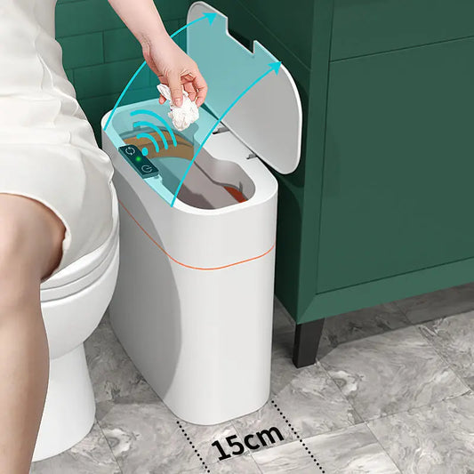 Smart Trash Can – Automatic Sensor Dustbin with Lid Prime Mart