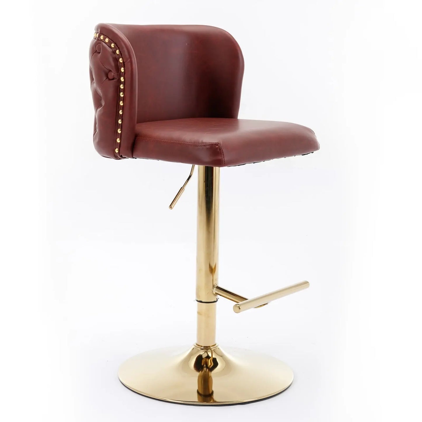 Adjustable Swivel Barstools – Modern PU Upholstered Prime Mart