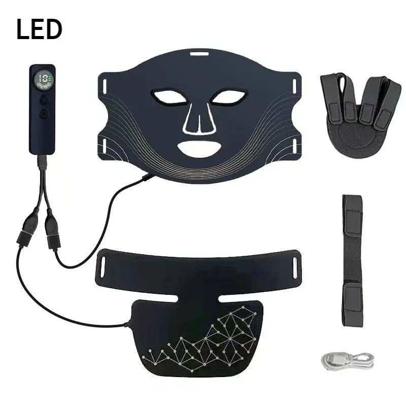 Neck Beauty Instrument Fade Neck Pattern Infrared Light Neck Massager Beauty Prime Mart