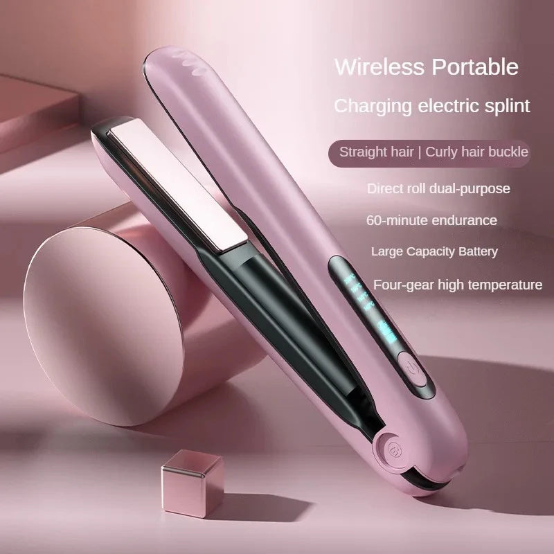 Wireless 2-in-1 Hair Styler | USB, 200°C, Portable