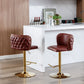 Adjustable Swivel Barstools – Modern PU Upholstered Prime Mart