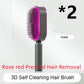 Self-Cleaning Hair Brush & Scalp Comb – Prime Mart Prime Mart