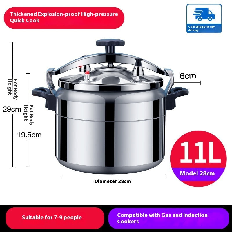 Large Capacity Explosion-Proof Pressure Cooker for Gas Stove