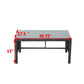 Outdoor Patio Coffee Table – Clear Tempered Glass Table Prime Mart