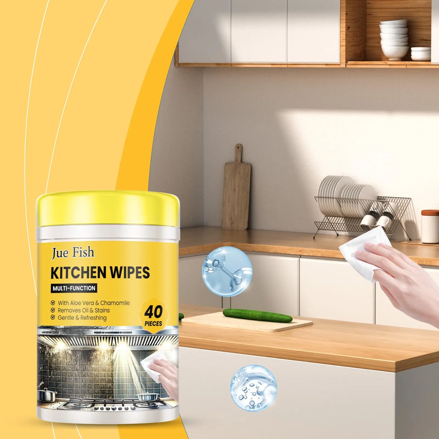Multi-Purpose Kitchen Wipes – Counter, Stove & Oven Prime Mart
