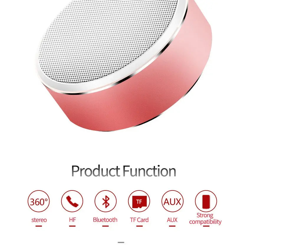 S8 portable Bluetooth speaker Mini card subwoofer built-in battery mini speaker Prime Mart