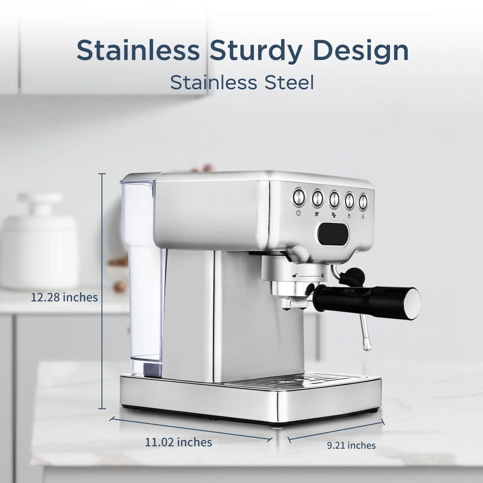 Espresso Machine with Milk Frother – Prime Mart Prime Mart