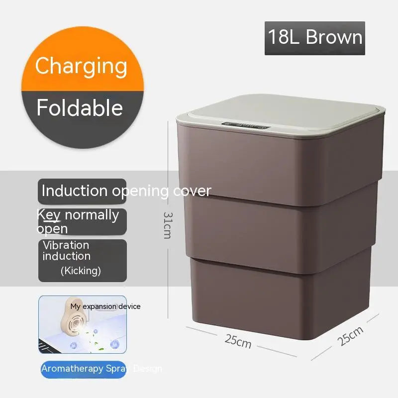 Smart Trash Can – Automatic Sensor Dustbin with Lid Prime Mart