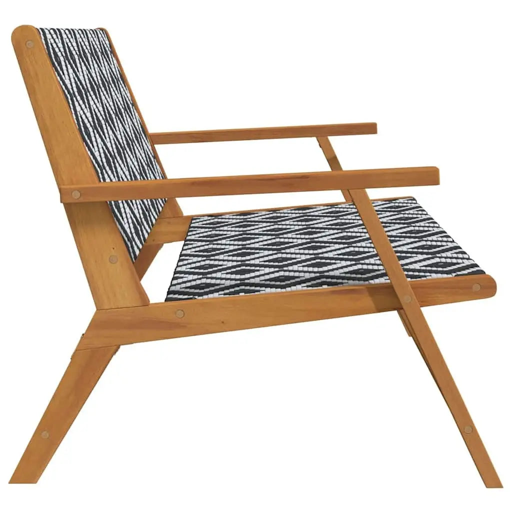 White Acacia Wood Garden Furniture – 122 x 78 x 73 cm Prime Mart