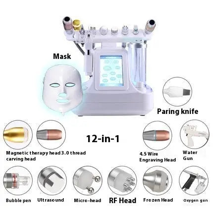 Beauty Instrument – Face Cleaner, Oxygen Spray & LED Light Therapy Mask Prime Mart