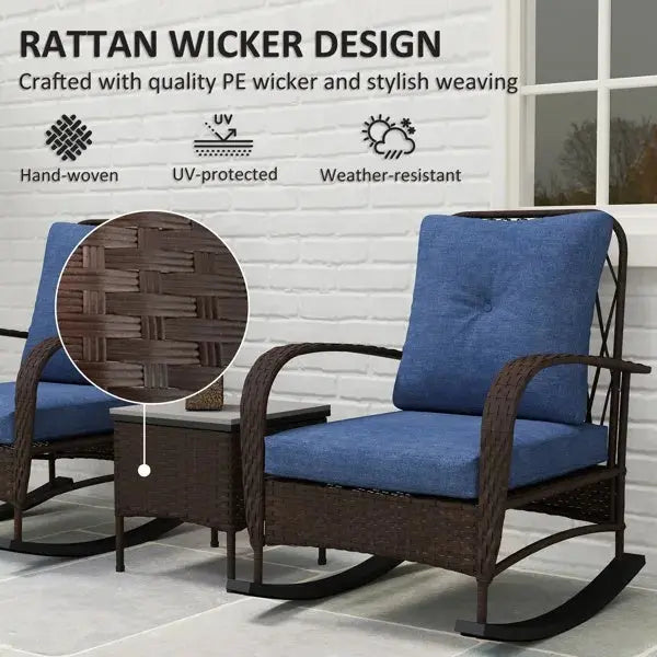 Rattan Chaise Lounge Chair, Wicker Patio Furniture Set Prime Mart