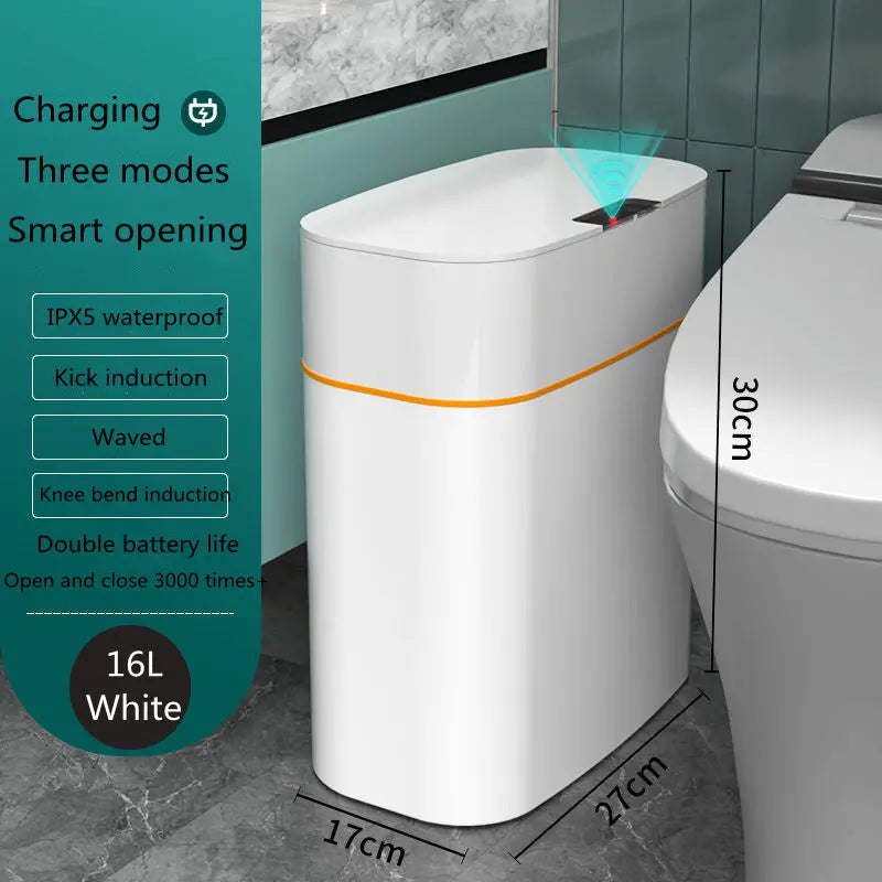 Smart Trash Can – Automatic Sensor Dustbin with Lid Prime Mart