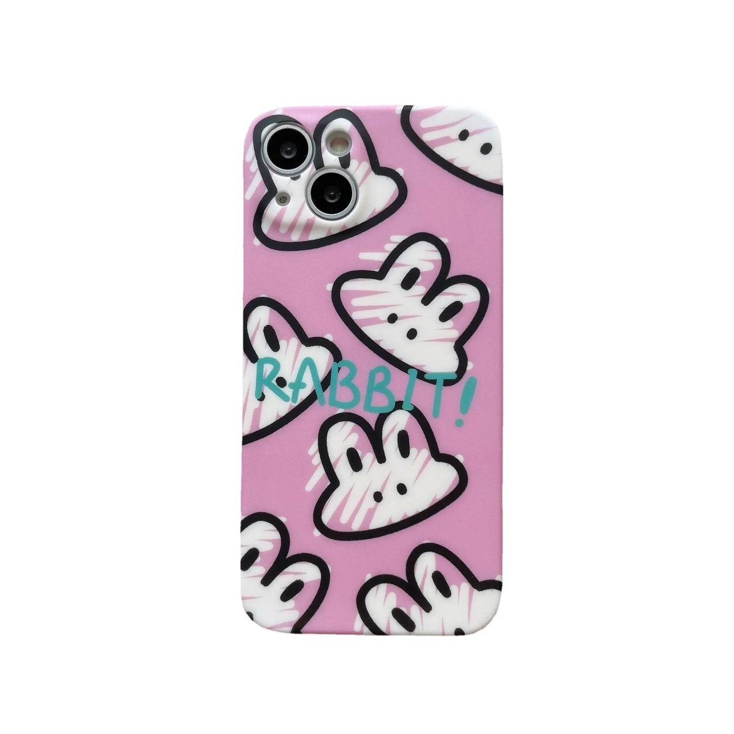 Lovely Graffiti Liquid Silicone Phone Case Prime Mart