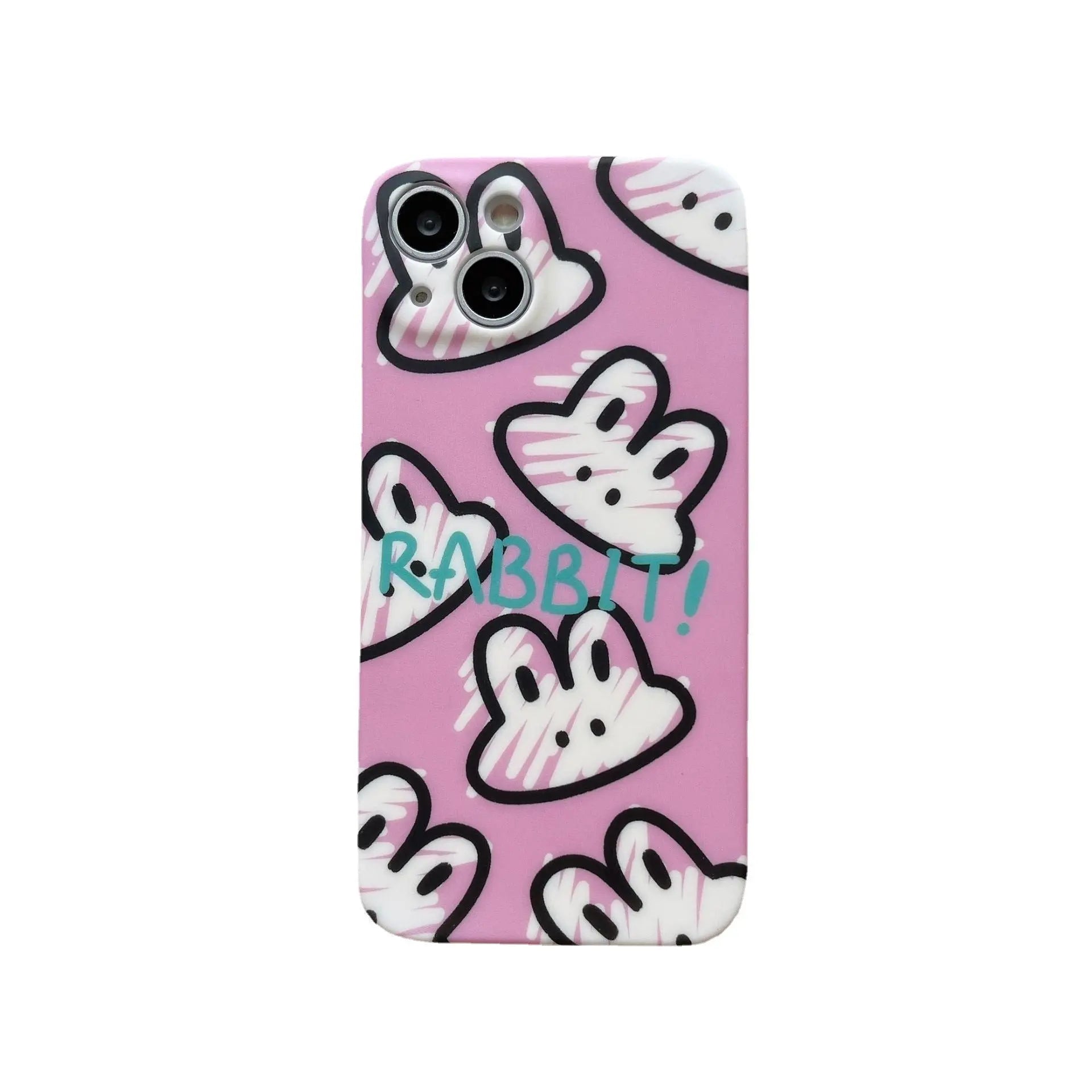 Lovely Graffiti Liquid Silicone Phone Case Prime Mart