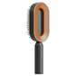Self-Cleaning Hair Brush & Scalp Comb – Prime Mart Prime Mart