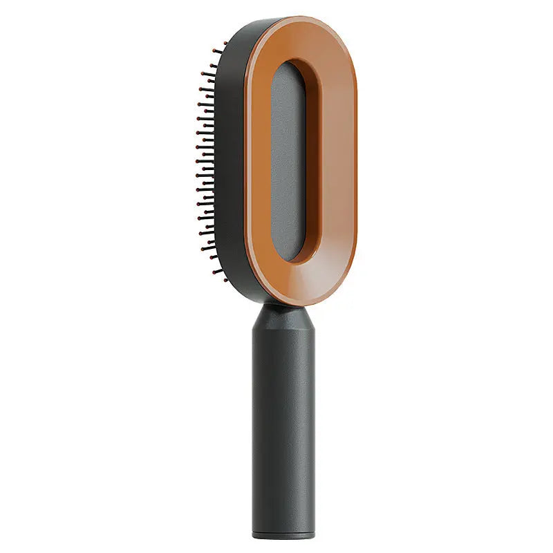 Self-Cleaning Hair Brush & Scalp Comb – Prime Mart Prime Mart