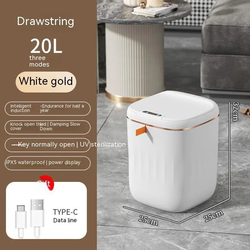 Smart Trash Can – Automatic Sensor Dustbin with Lid Prime Mart