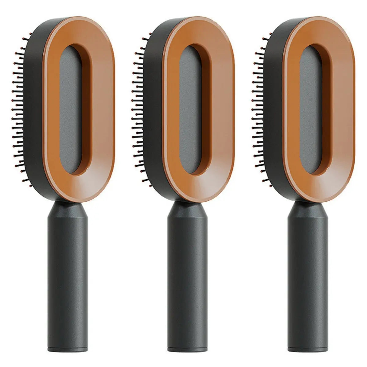 Self-Cleaning Hair Brush & Scalp Comb – Prime Mart Prime Mart