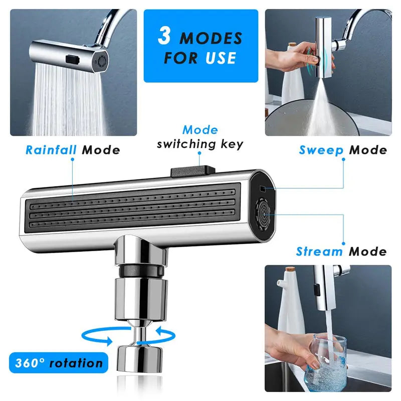 Multifunctional Kitchen Faucet Nozzle & Water Bubbler – Prime Mart Prime Mart