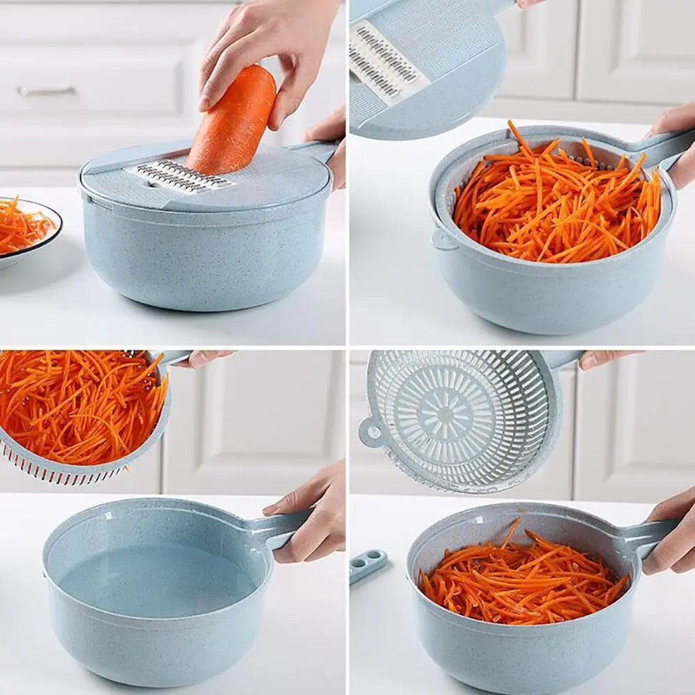 8-in-1 Mandoline Slicer & Vegetable Cutter – Prime Mart Prime Mart
