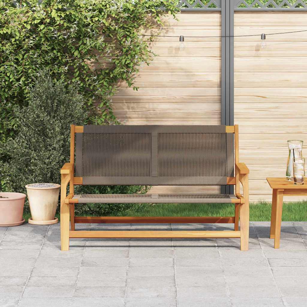 Grey Acacia Wood Garden Furniture – 78 x 122 x 73 cm Prime Mart