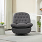 360° Swivel Recliner Chair with Chenille Upholstery – Gray