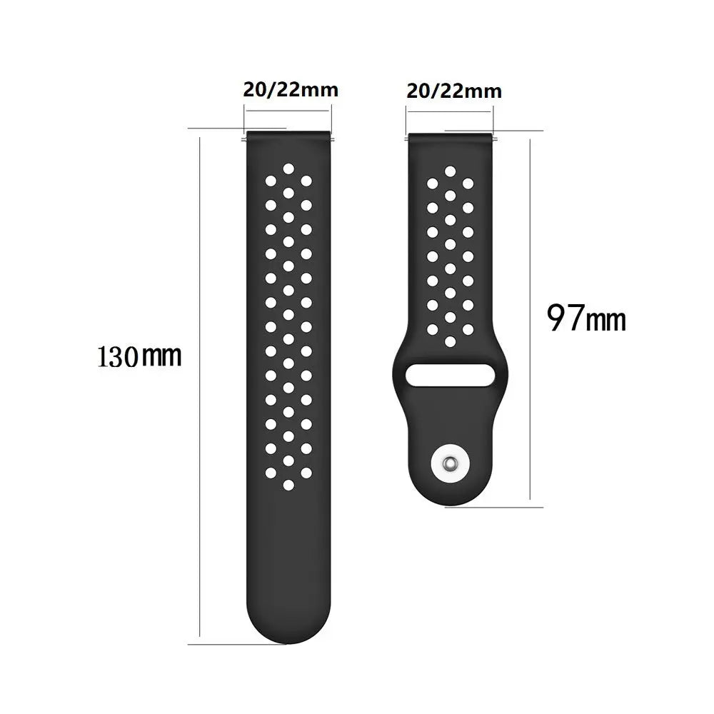 Silicone breathable watch strap Prime Mart