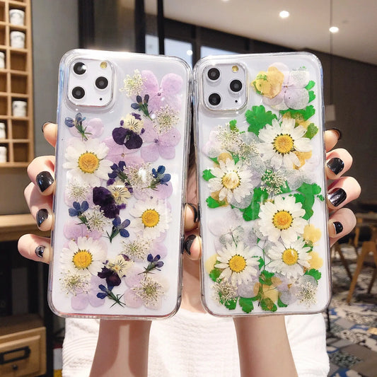 Preserved Flower Epoxy Phone Cases Prime Mart
