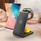Prime Mart 3-in-1 Fast Charging Station – Wireless Quick Charge Dock & Phone Stand Prime Mart