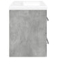 2-Piece Bathroom Furniture Set – Concrete Grey Wood Prime Mart