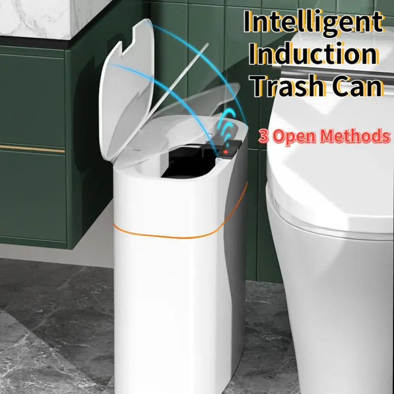 Smart Trash Can – Automatic Sensor Dustbin with Lid Prime Mart