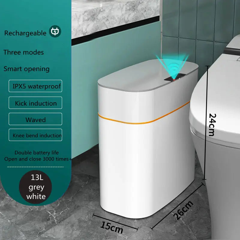 Smart Trash Can – Automatic Sensor Dustbin with Lid Prime Mart