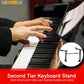5 Core Keyboard Stand 2 Tier Adjustable Electric Piano Sturdy Foldable Holder 5 Core