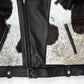 Cowhide Moto Jacket with Hair-On Panels Levante Hub
