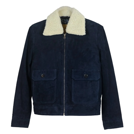 Oslo Sheep Fur Suede Jacket Levante Hub