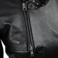 Black Studded Leather Trench Jacket Levante Hub